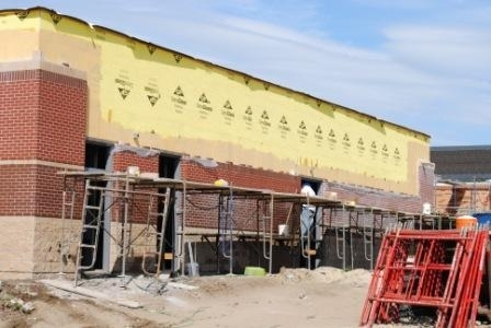 Masonry Work Begins August 2010