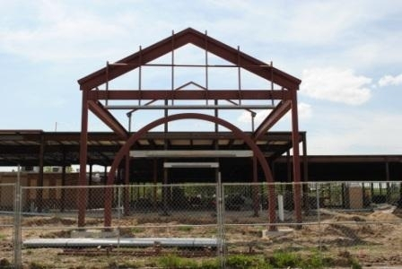 Steel work continues June 2010