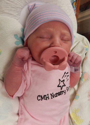 Amelia June Baby Picture